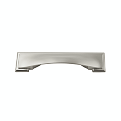 Hickory Hardware Dover Collection 3-3/4" (96mm) Center to Center Cup Cabinet Pull in Satin Nickel