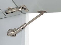 Sugatsune Lapcon 80~100 Degrees 60Lbs Steel Soft Close Upward Lid Flap Shelf Door Stay, Left Side
