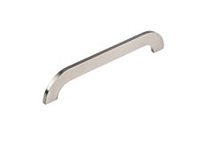 Contemporary 7-9/16" (192mm) Center to Center, Length 8-11/32" (212mm) Brushed Nickel, Elegant Thin Metal Cabinet Pull/Handle
