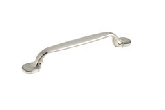 Traditional Metal Pull 5-1/16" (128mm) Center To Center, Overall length 6-27/32" (174mm) Brushed Nickel Cabinet Pull / Handle