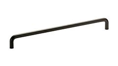 Functional Metal Pull 11-5/16" (288mm) Center To Center, Overall length 11-3/4" (298.5mm) Flat Black Cabinet Pull / Handle