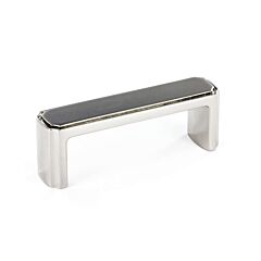 Transitional Metal Pull 3" (76mm) Center to Center, Overall Length 3-13/32" (86mm) Polished Nickel Cabinet Pull/Handle