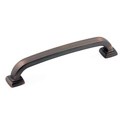 Transitional Metal Pull 5-1/16" (128mm) Center to Center, Overall Length 5-25/32" (147mm) Brushed Oil-Rubbed Bronze Cabinet Pull/Handle