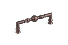 Classic Metal Pull 5-1/16" (128mm) Center to Center, Overall Length 5-3/4" (146mm) Maple Bronze Cabinet Pull/Handle