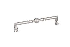 Classic Metal Pull 12-5/8" (320mm) Center to Center, Overall Length 13-3/4" (349mm) Brushed Nickel Cabinet Pull/Handle