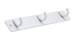 Rok Utility Hook Rack 1-25/32" (45.5mm) in White, ROKH026546WH