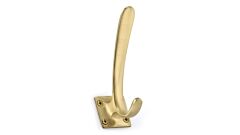 Jian Modern Metal Hook 4-17/32" (115mm) in Brushed Brass, ROKH6126115BB