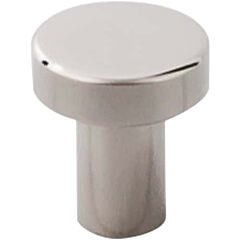 op Knobs Knob Contemporary Style Polished Stainless Steel Knob, 3/4 Inch Diameter