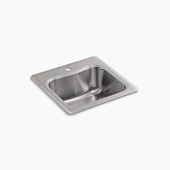 Kohler Staccato  16-1/8" (410 mm) X 13-9/16" (345 mm) top-mount, Stainless Steel   single-bowl bar sink