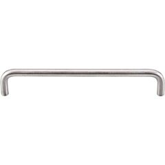 Top Knobs Bent Bar Contemporary Style 6-5/16 Inch (160mm) Center to Center, Overall Length 6-5/8" Brushed Stainless Steel Cabinet Hardware Pull / Handle 