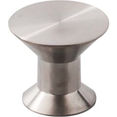 Top Knobs Knob Contemporary Style Brushed Stainless Steel Knob, 1-3/16 Inch Diameter