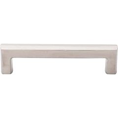Top Knobs Pull Contemporary Style 5-1/16 Inch (128mm) Center to Center, Overall Length 5-5/8" Brushed Stainless Steel Cabinet Hardware Pull / Handle 