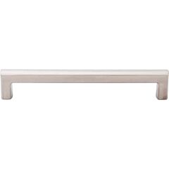 Top Knobs Pull Contemporary Style 7-9/16 Inch (192mm) Center to Center, Overall Length 8-1/8" Brushed Stainless Steel Cabinet Hardware Pull / Handle 