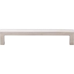 Top Knobs Pull Contemporary Style 6-5/16 Inch (160mm) Center to Center, Overall Length 6-11/16" Brushed Stainless Steel Cabinet Hardware Pull / Handle 