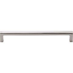 Top Knobs Pull Contemporary Style 8-13/16 Inch (224mm) Center to Center, Overall Length 9-3/16" Polished Stainless Steel Cabinet Hardware Pull / Handle 