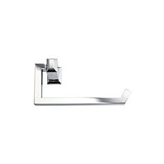 Sutton Place Contemporary 6-5/8" (168.5mm) Overall Length, Polished Chrome Slide-On Toilet Paper Holder