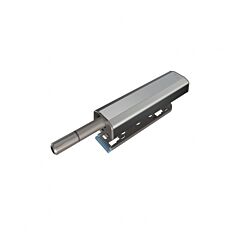 Titus S2 Soft-Open Push Latch with Linear Mounting Plate, Nickel-Plated