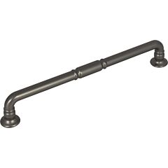 Top Knobs Kent 7-9/16 Inch (192mm) Center to Center, Overall Length 8-3/8 Inch Ash Gray Cabinet Pull/Handle