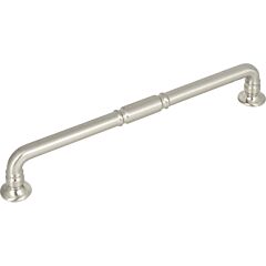 Top Knobs Kent 7-9/16 Inch (192mm) Center to Center, Overall Length 8-3/8 Inch Brushed Satin Nickel Cabinet Pull/Handle
