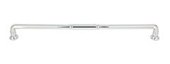 Top Knobs Grace 18" (457mm) Center to Center, Overall Length 19-1/8" (486mm) Polished Chrome Cabinet Door Pull/Handle