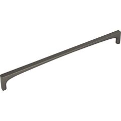 Top Knobs Riverside 8-13/16 Inch (224mm) Center to Center, Overall Length 9-3/16 Inch Ash Gray Cabinet Pull/Handle