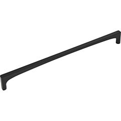 Top Knobs Riverside Appliance Pull Contemporary 12-Inch (305mm) Center To Center, Overall Length 12-5/8" Flat Black Cabinet Hardware Pull / Handle