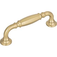 Top Knobs Barrow 3-3/4 Inch (96mm) Center to Center, Overall Length 4-5/8 Inch Honey Bronze Cabinet Pull/Handle