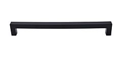 Top Knobs Square Appliance Pull Contemporary 12-Inch (305mm) Center To Center, Overall Length 12-5/8" Flat Black Cabinet Hardware Pull / Handle