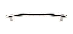 Top Knobs Curved Appliance Pull Contemporary 12-Inch (305mm) Center To Center, Overall Length 14-7/16" Polished Nickel Cabinet Hardware Pull / Handle