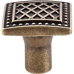 Top Knobs Trevi Knob Traditional Style German Bronze Knob, 1-1/4 Inch Overall Length