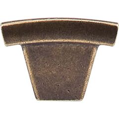 Top Knobs Arched Knob Contemporary Style German Bronze Knob, 1-1/2 Inch Overall Length