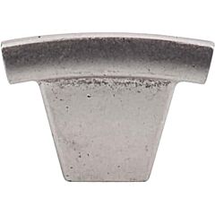 Top Knobs Arched Knob Contemporary Style Pewter Antique Knob, 1-1/2 Inch Overall Length