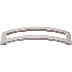 Top Knobs Euro Arched Pull Contemporary Style 5-Inch (127mm) Center to Center, Overall Length 5-3/8" Brushed Satin Nickel Cabinet Hardware Pull / Handle 