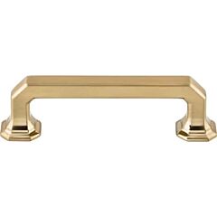 Top Knobs Emerald Style 3-3/4 Inch (96mm) Center to Center, Overall Length 4-11/16 Inch Honey Bronze Cabinet Hardware Pull / Handle