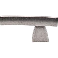 Top Knobs Arched Knob/Pull Contemporary Style Pewter Antique Knob, 3/8 Inch Diameter 