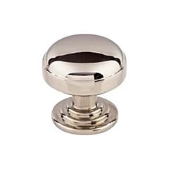 Top Knobs Ellis Transitional Style Polished Nickel Knob, 1-1/4 Inch Overall Diameter