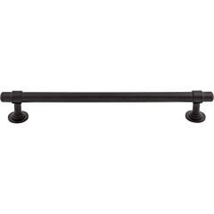 Top Knobs Ellis 18 Inch (457mm) Center to Center, Overall Length 20-1/4 Inch Flat Black Appliance Pull/Handle