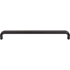 Top Knobs Telfair Contemporary Style 8-13/16 Inch (224mm) Center to Center, Overall Length 9-3/16 Inch Flat Black Cabinet Hardware Pull / Handle
