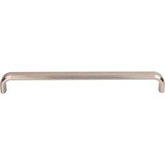 Top Knobs Telfair Contemporary Style 8-13/16 Inch (224mm) Center to Center, Overall Length 9-3/16 Inch Brushed Satin Nickel Cabinet Hardware Pull / Handle