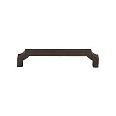 Top Knobs Davenport 5-1/16 Inch (129mm) Center to Center, Overall Length 5-7/16 Inch Ash Gray Cabinet Pull/Handle