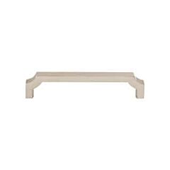 Top Knobs Davenport 5-1/16 Inch (129mm) Center to Center, Overall Length 5-7/16 Inch Brushed Satin Nickel Cabinet Pull/Handle