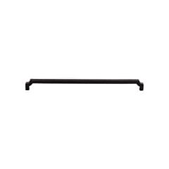 Top Knobs Davenport 12 Inch (305mm) Center to Center, Overall Length 12-1/2 Inch Flat Black Cabinet Pull/Handle