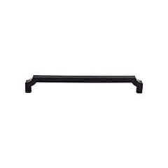 Top Knobs Davenport 12 Inch (305mm) Center to Center, Overall Length 12-5/8 Inch Flat Black Appliance Pull/Handle