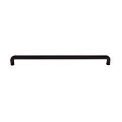 Top Knobs Ellis 12" (305mm) Center to Center, Overall Length 12-1/2" (318mm) Flat Black Cabinet Door Pull/Handle