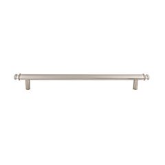 Top Knobs Ellis 12" (305mm) Center to Center, Overall Length 14-15/16" (379.5mm) Brushed Satin Nickel Cabinet Door Pull/Handle