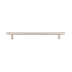 Top Knobs Ellis 12" (305mm) Center to Center, Overall Length 14-15/16" (379.5mm) Polished Nickel Cabinet Door Pull/Handle