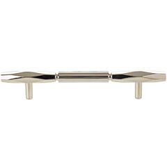 Top Knobs Kingsmill 12" (305mm) Center to Center, 14-1/2" Overall Length, Polished Nickel Cabinet Pull / Handle