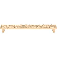 Top Knobs Cobblestone Pull Contemporary, Old World, Rustic Style 8-13/16 Inch (224mm) Center to Center, Overall Length 9-3/4" Brass Cabinet Hardware Pull / Handle 