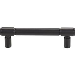 Regent's Park Clarence 3-3/4" (96mm) Center to Center, 4-3/4" Overall Length, Flat Black Cabinet Hardware Pull / Handle