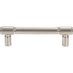 Regent's Park Clarence 3-3/4" (96mm) Center to Center, 4-3/4" Overall Length, Brushed Satin Nickel Cabinet Hardware Pull / Handle